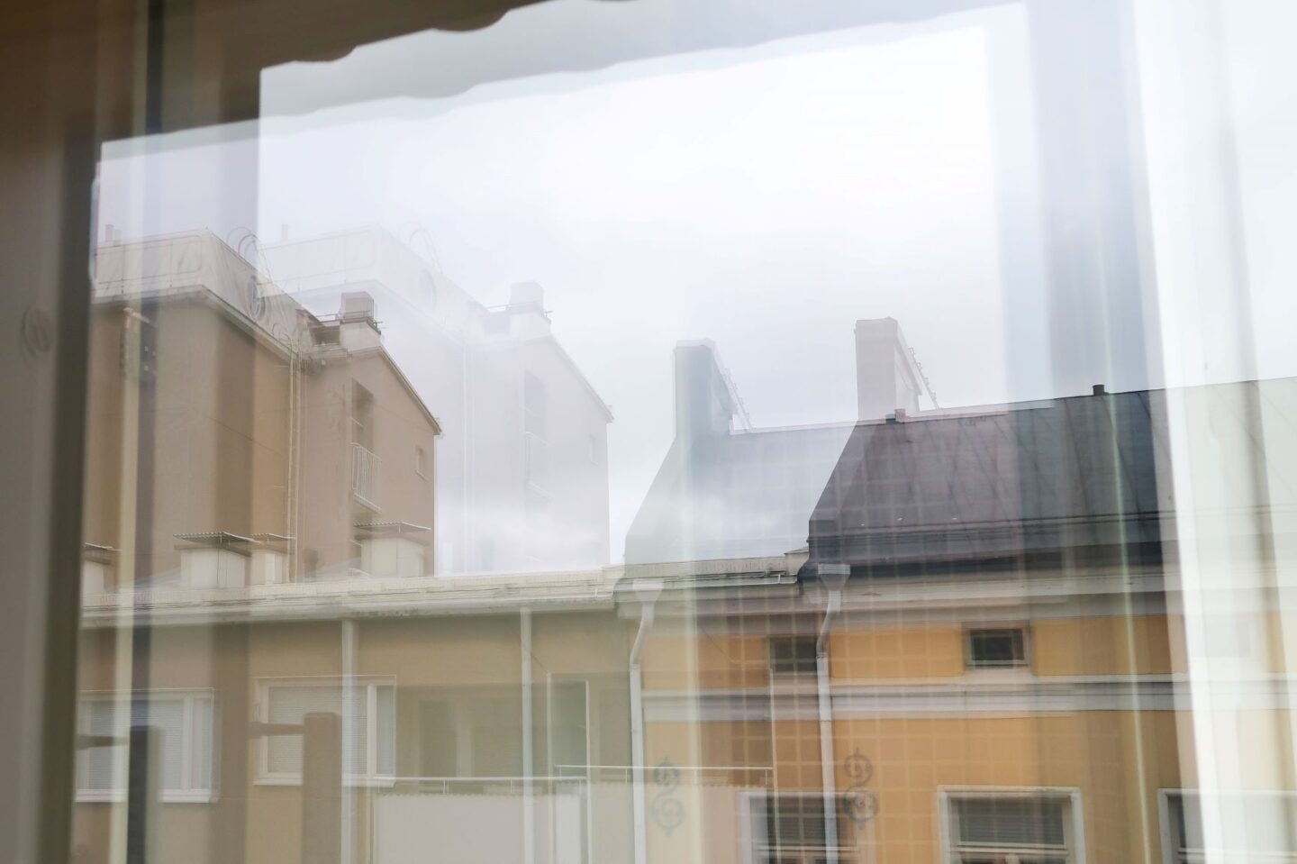 Puhdas, pesty ikkuna