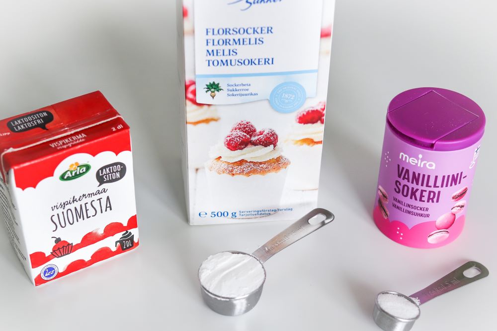 Kermavaahdon ainekset