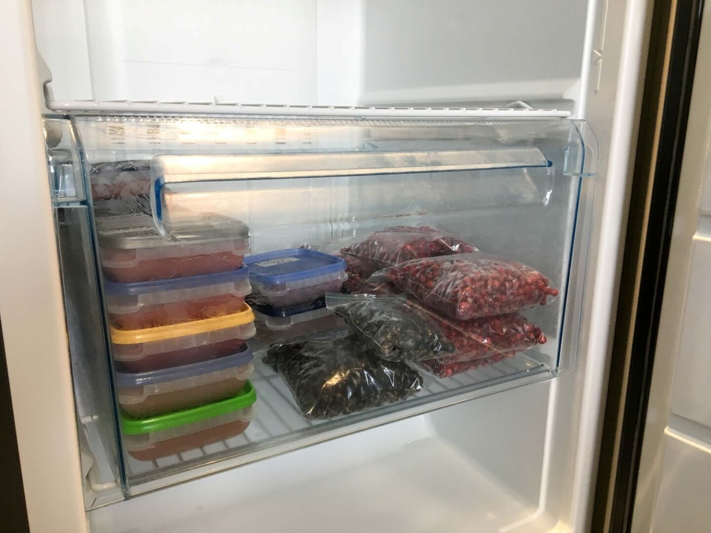 Hyvässä järjestyksessä olevia pakasteita