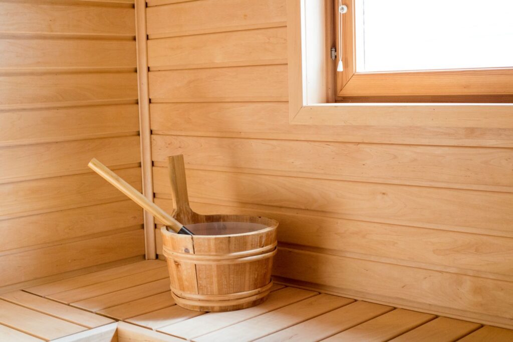 Sauna pesun jälkeen