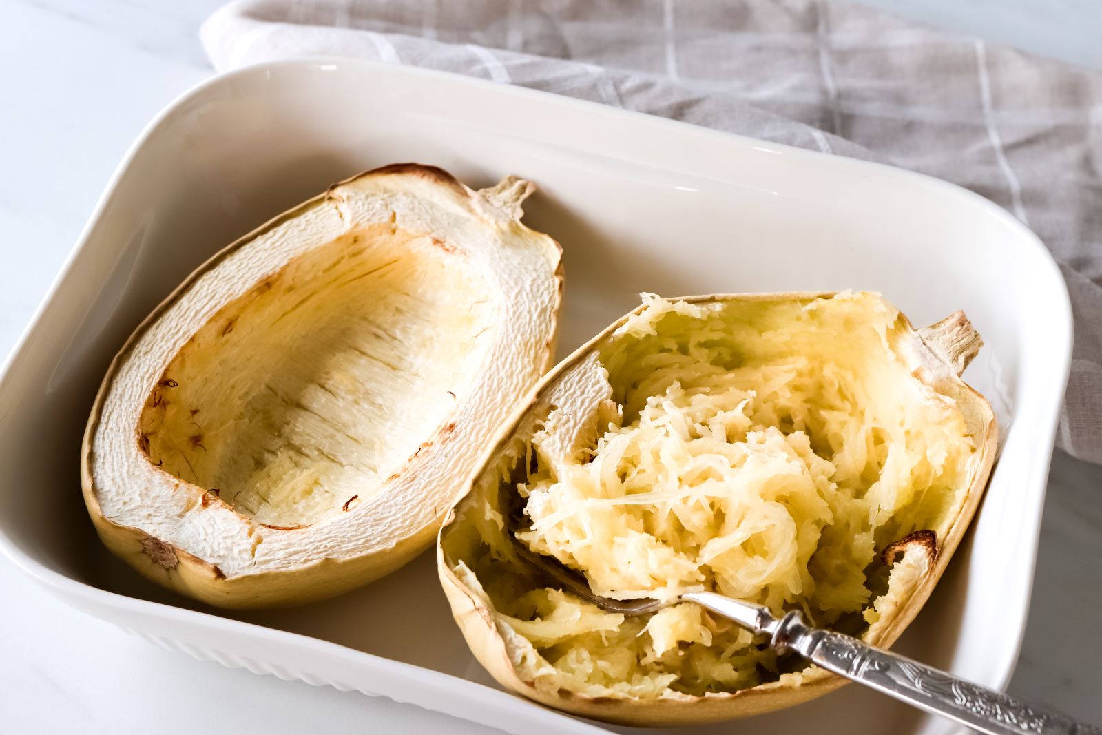 Spagettikurpitsa uunissa