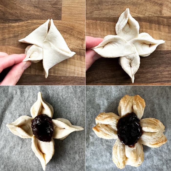 Kukkatortun muotoilua