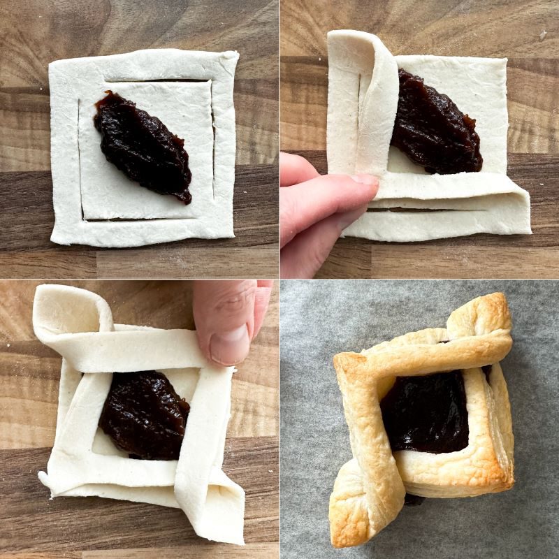 Ruudun mallinen torttu