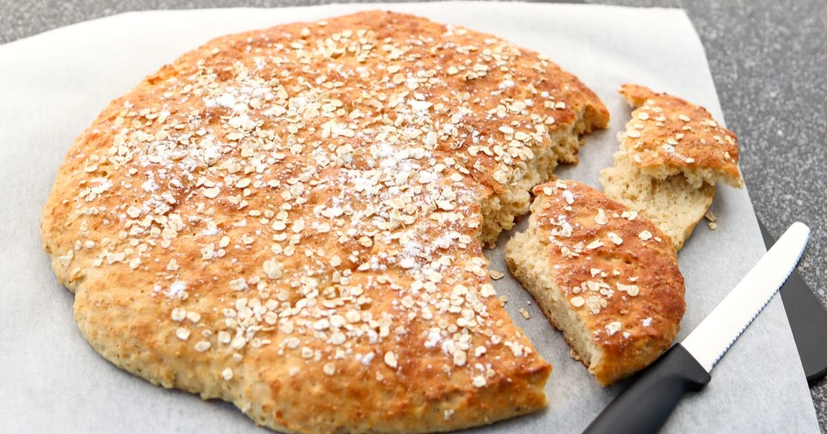 gluteeniton peltileipä paistamisen jälkeen