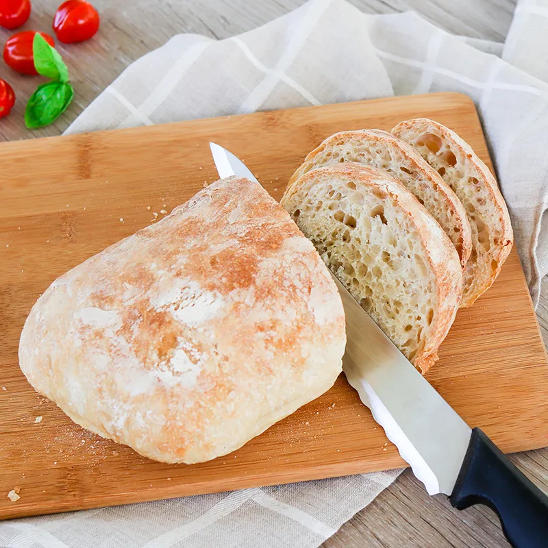 Ciabatta on pienehkö leipä.