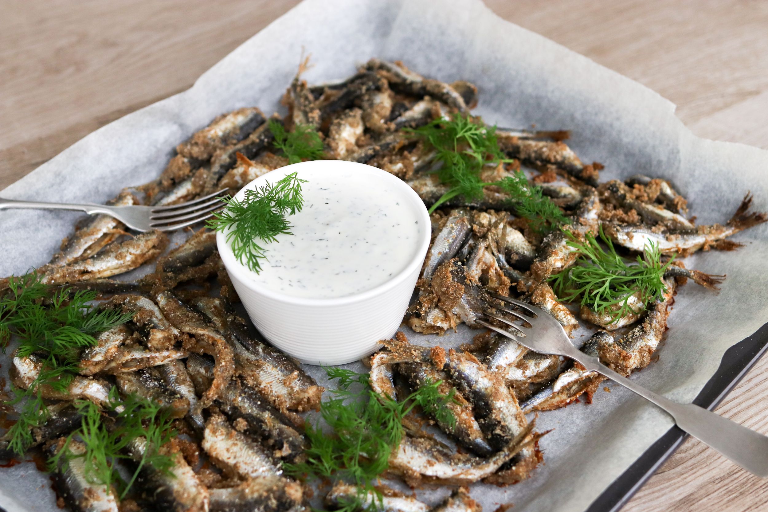 Muikut voi paistaa myös uunissa.