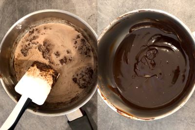 Suklaa sulaa kerman joukkoon