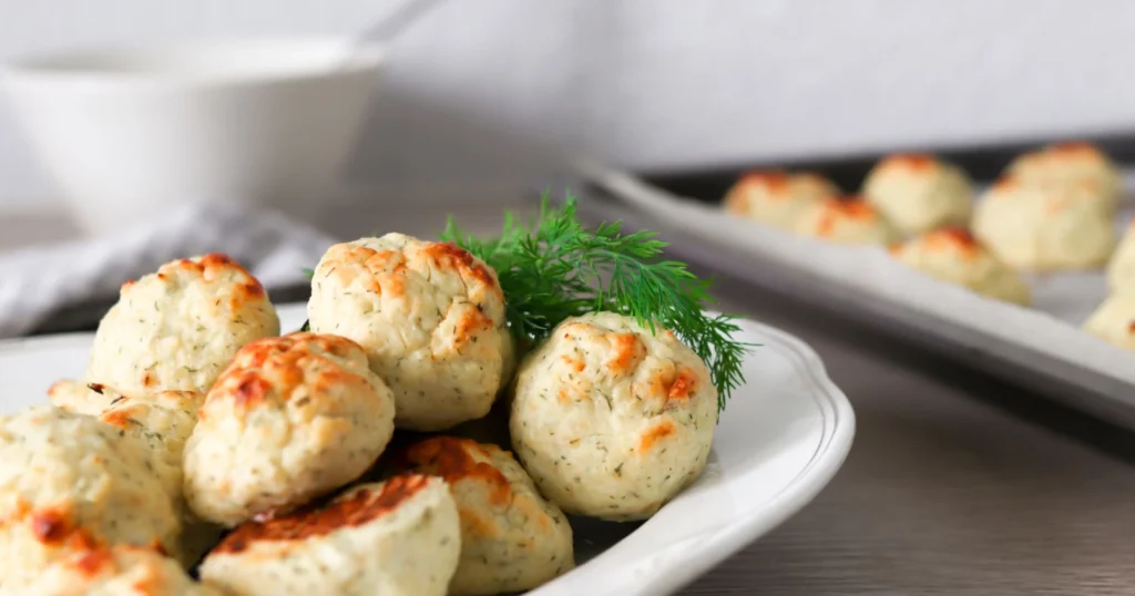 Haukipullat uunissa paistamisen jälkeen.