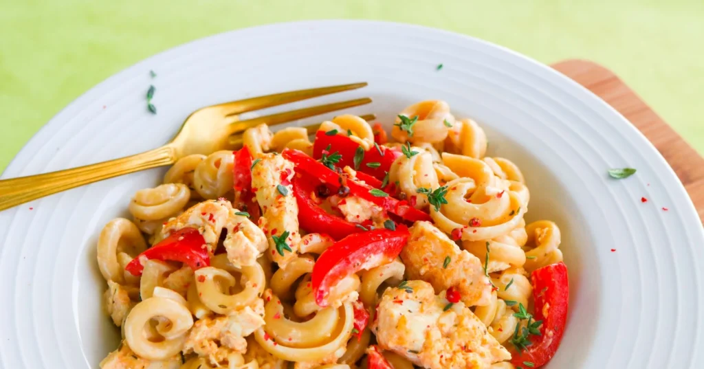 Helppo kanapasta on maukas ja nopea kanaruoka.