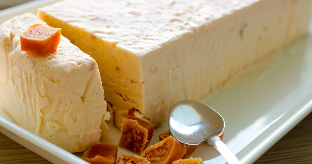 Lakkajäädyke valkoisella tarjoiluastialla.