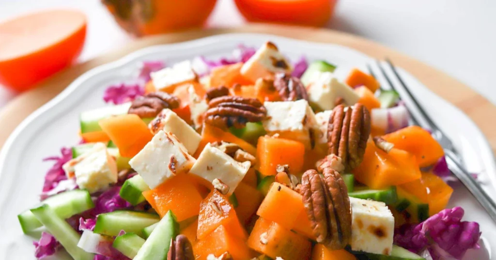 Persimonsalaatti sopii talven aikaan.