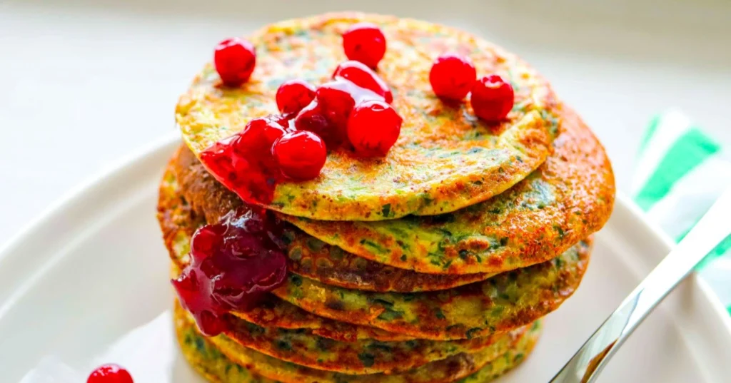 Pinaattiletut puolukoiden kanssa.