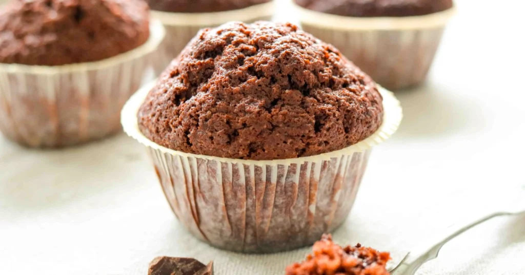 Amerikkalaiset suklaamuffinit ovat isoja.