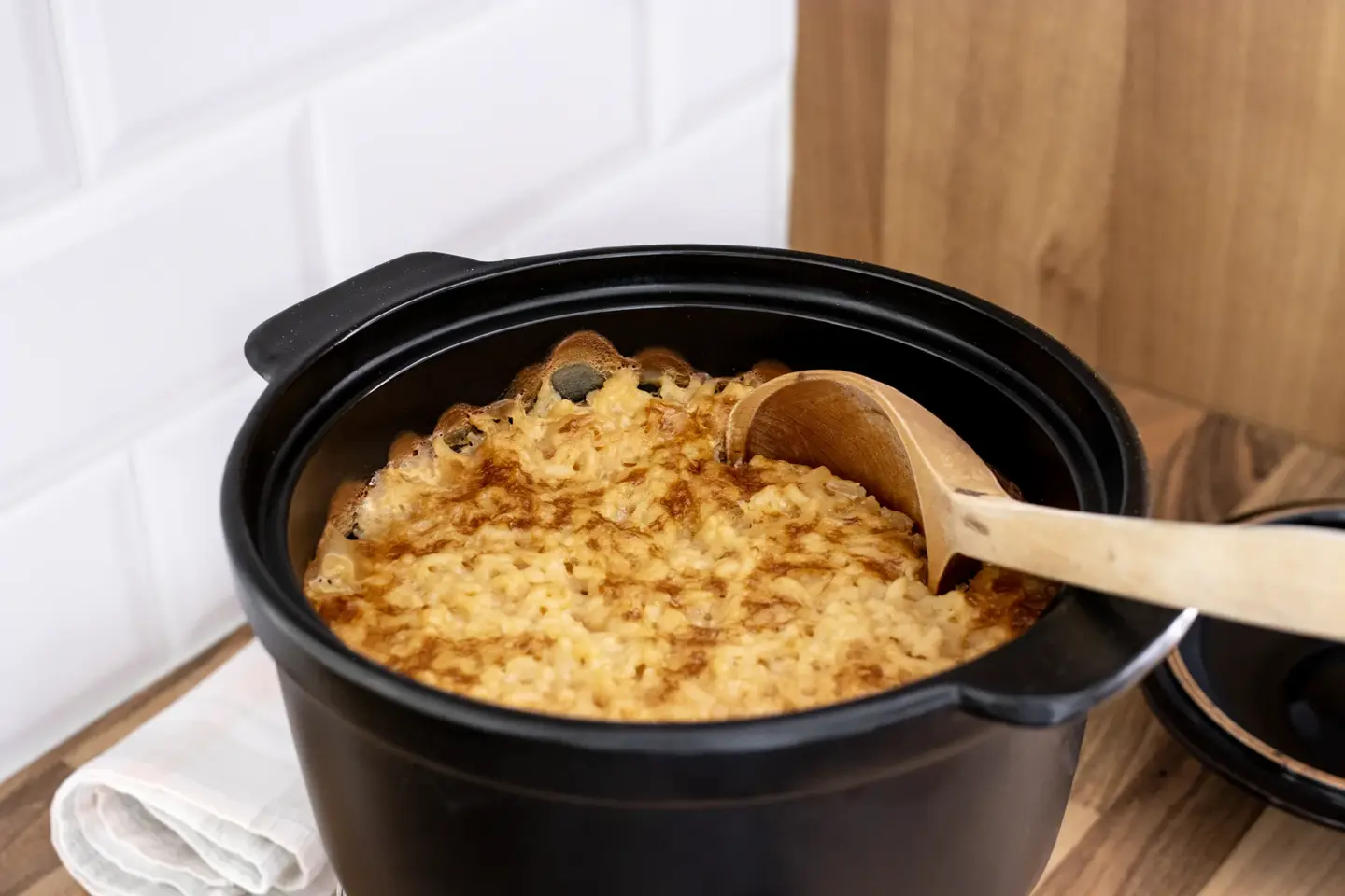 Puuro, joka on tehty takassa.